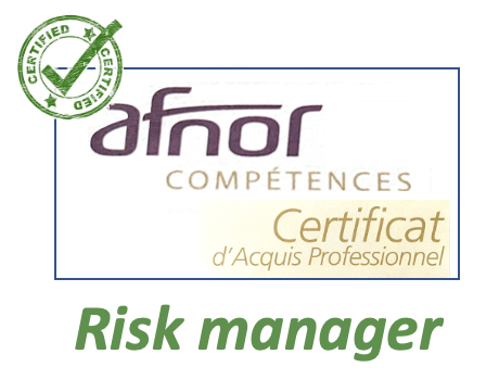 Certification Risk manager