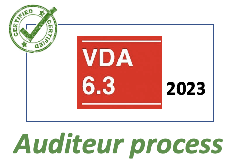 Certification auditeur process VDA 6.3 2023